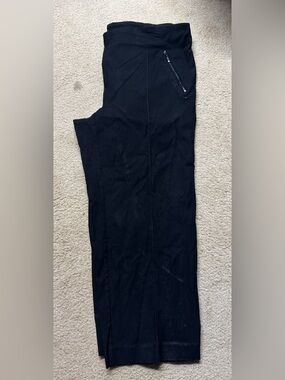 Michel Studio Black Ankle Pants with Zipper Pocket